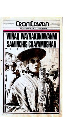 Wiñaq Waynakunawanmi Saminchis Chayamushan